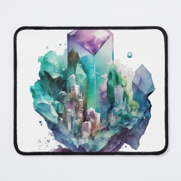 Item preview, Strange City in a Fluorite Crystal designed and sold by bbdesigns00.