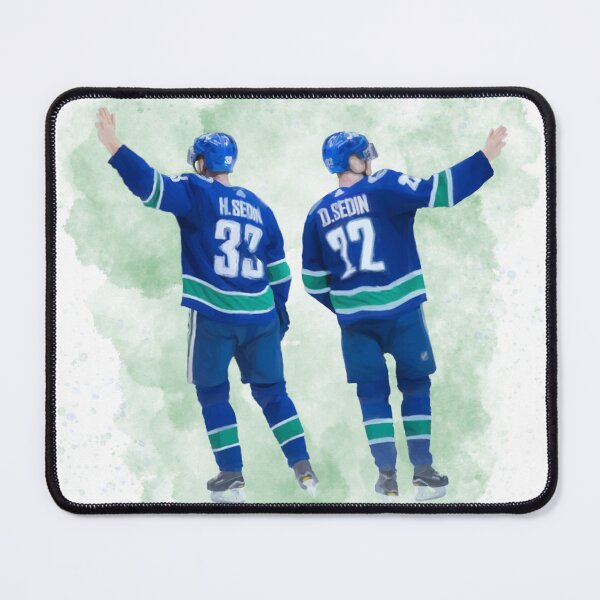 Item preview, Vancouver Canucks Daniel and Henrik Sedin Water Color Painting designed and sold by Thegoalie.