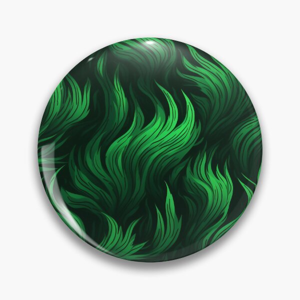 Item preview, Great Green Flames designed and sold by Brush-Blueprint.
