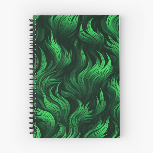 Item preview, Great Green Flames designed and sold by Brush-Blueprint.