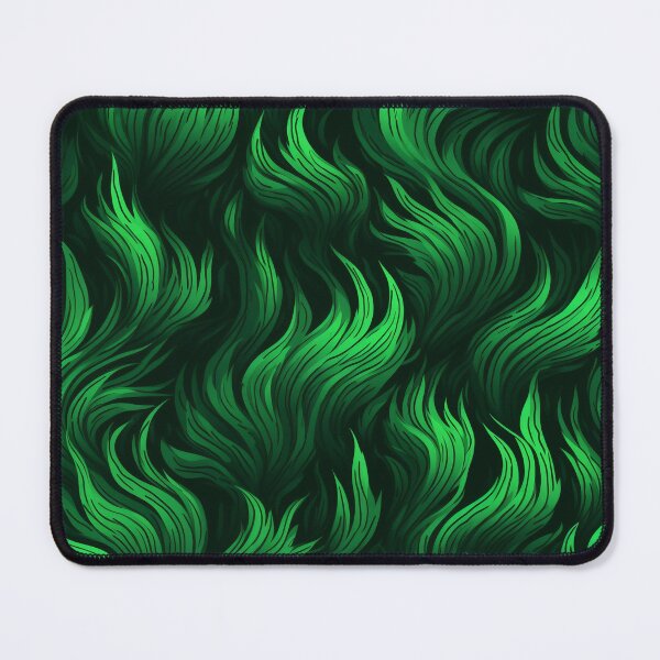 Item preview, Great Green Flames designed and sold by Brush-Blueprint.