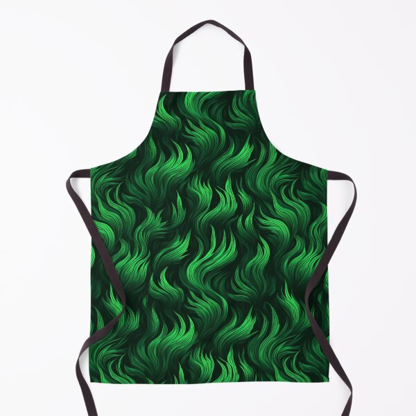 Item preview, Great Green Flames designed and sold by Brush-Blueprint.