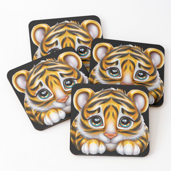 Item preview, Kawaii Baby Tiger Cub designed and sold by BeansHotTees.