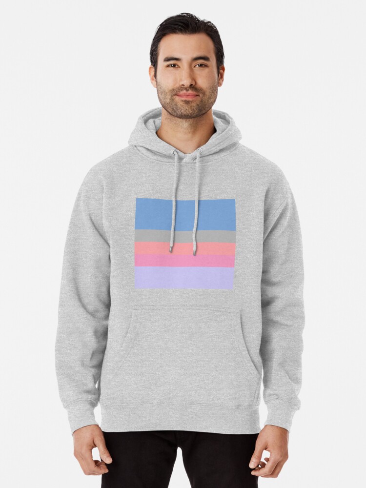 sweat a capuche couleur pastel