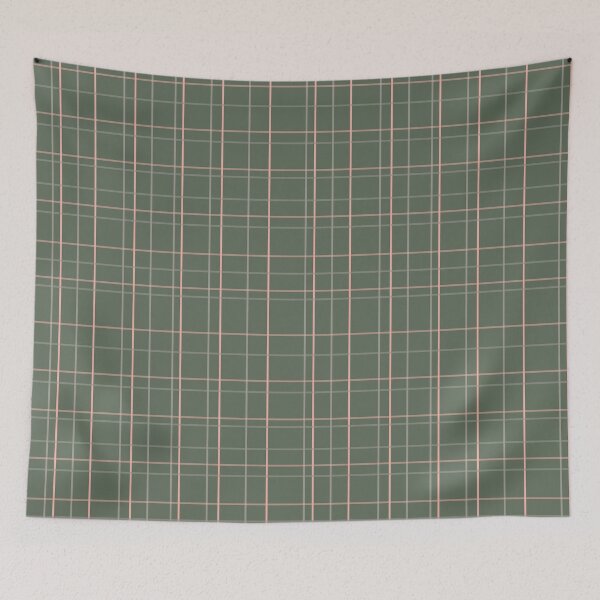 Item preview, Plaid green and pink designed and sold by ChantalDesign.