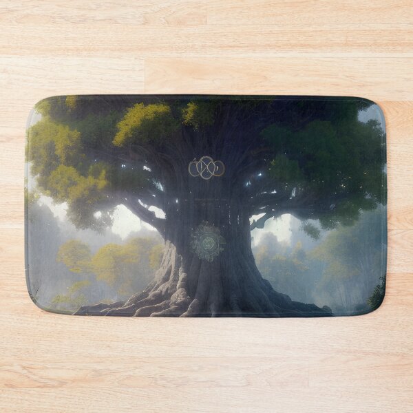 Item preview, The Tree of Life Fantasy Painting Magical Tree Nature Landscape designed and sold by VersoShopping.
