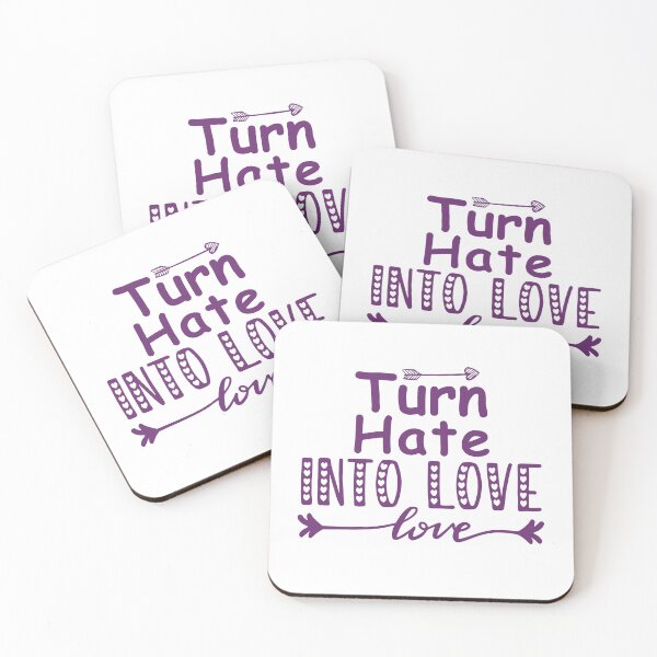 Item preview, Turn Hate Into Love, Amazing love lovely Quote designed and sold by 1999jack.