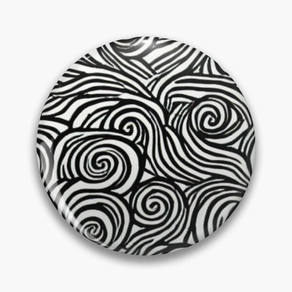 Item preview, BnW Waves Pattern 0142 designed and sold by BloodSweatNTers.