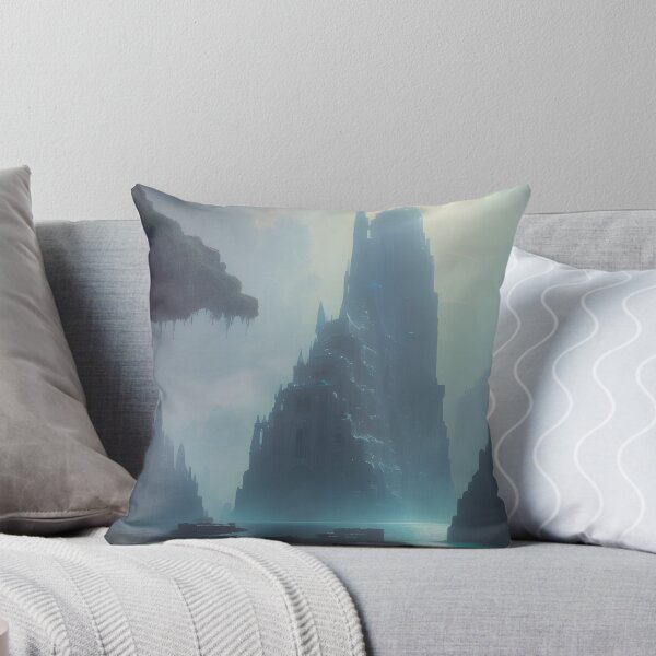 Item preview, Ruins of Atlantis Fantasy Landscape Ocean Digital Painting designed and sold by VersoShopping.