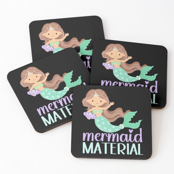 Item preview, Mermaid material - summer beach vibes designed and sold by EvergreenWhimsy.