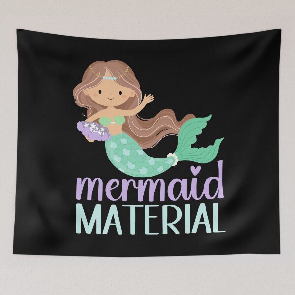 Item preview, Mermaid material - summer beach vibes designed and sold by EvergreenWhimsy.