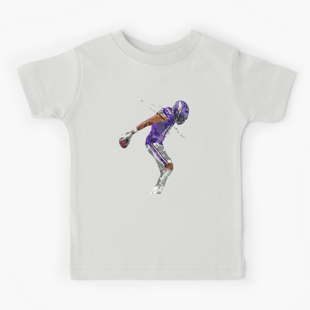 Justin Jefferson Dance Minnesota Vikings White Youth T-Shirt Kid Christmas  Gift