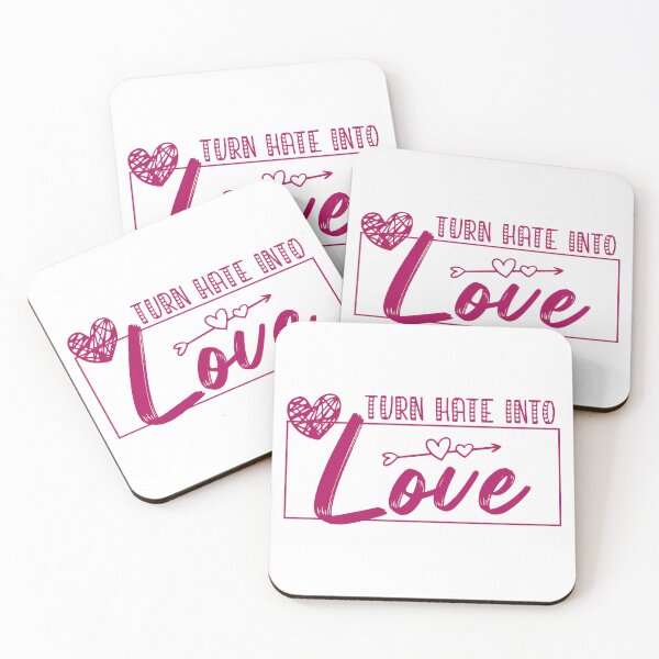 Item preview, Turn Hate Into Love, Amazing love lovely Quote designed and sold by 1999jack.