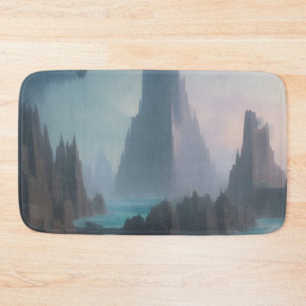 Item preview, Ruins of Atlantis Fantasy Landscape Ocean Digital Painting designed and sold by VersoShopping.