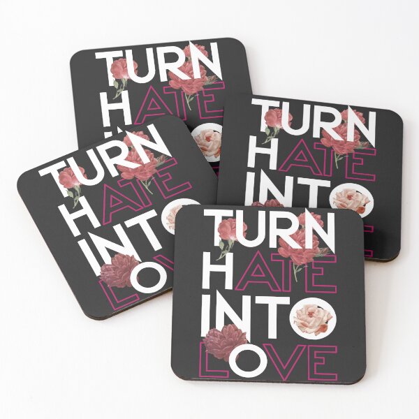 Item preview, Turn Hate Into Love, Amazing love lovely Quote designed and sold by 1999jack.