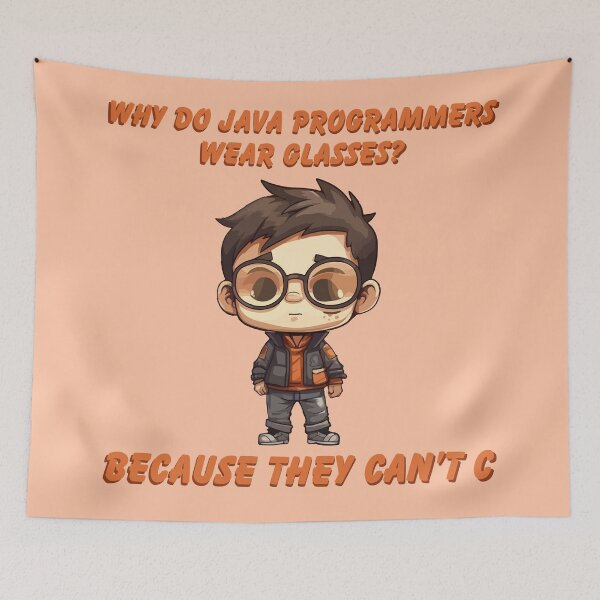 Item preview, Chibi Boy Programmer Programmers That Cant C designed and sold by Arncil.