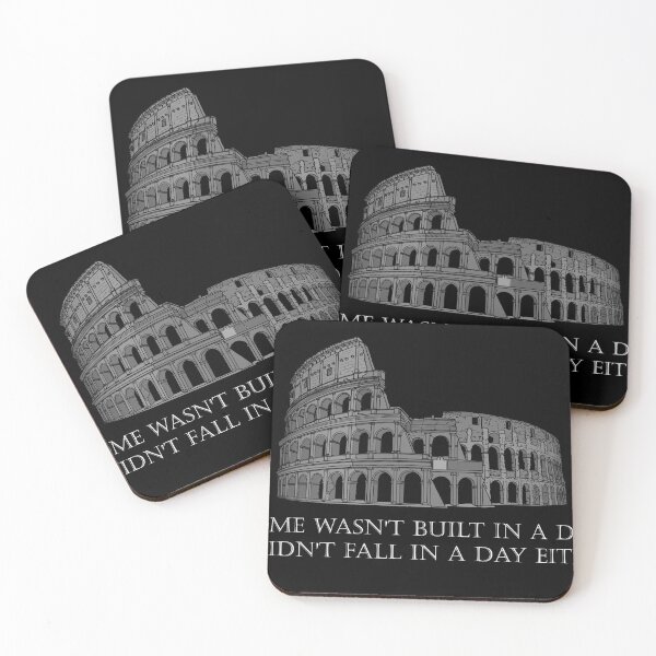 Item preview, Rome Wasn't Built In A Day (Dark theme) designed and sold by CapitalPigDog.