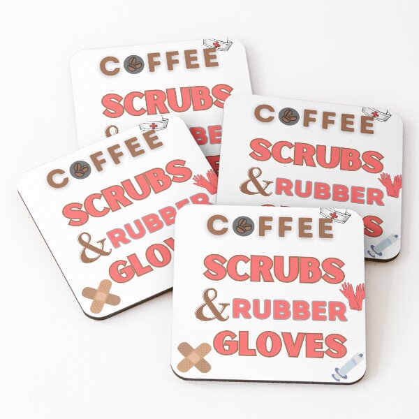 Item preview, Coffee Scrubs And Rubber Gloves Nurse Life CNA Women Mom designed and sold by ArtShotss.