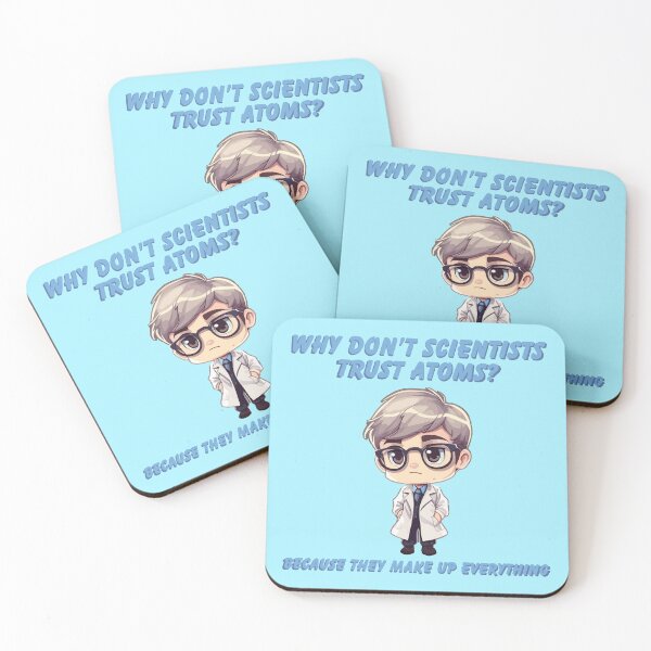 Item preview, Chibi Boy Scientist Scientists Dont Trust Atoms designed and sold by Arncil.