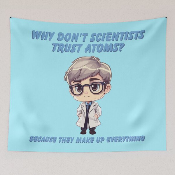 Item preview, Chibi Boy Scientist Scientists Dont Trust Atoms designed and sold by Arncil.