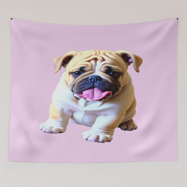 Item preview,  Baby Pup Bulldog Awaiting Treats designed and sold by deniselynnimage.