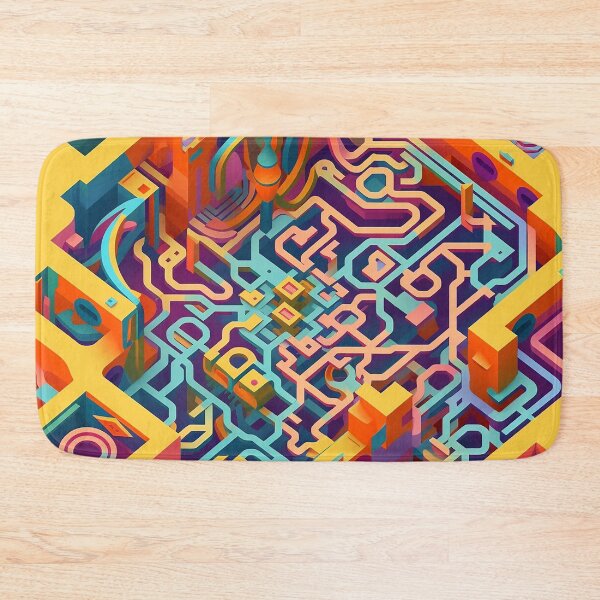 Item preview, Multicolor Circuit designed and sold by CustomHDPrints.