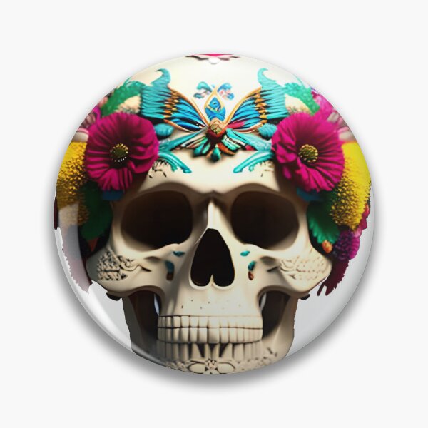 Item preview, decorated skull 1 designed and sold by HouseOfCatrina.
