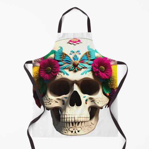 Aperçu de l'œuvre crâne décoré 1 créée et vendue par HouseOfCatrina.