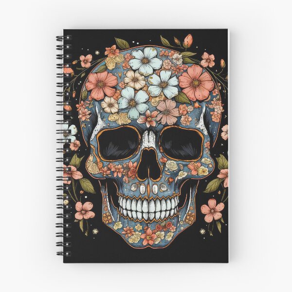 Item preview, Skull With Flowers designed and sold by JPugliese.