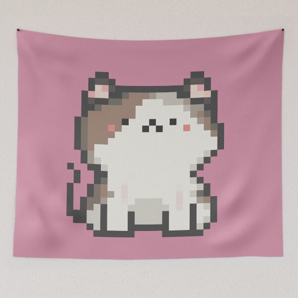 Item preview, Pixel Quiet Munchkin Cat 59 designed and sold by sosorimaru.