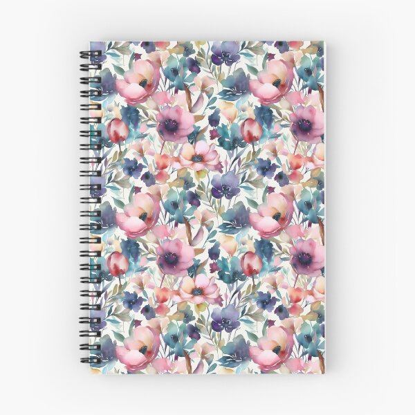 Item preview, colourful watercolour Flowers, digital art designed and sold by AthenaUK.