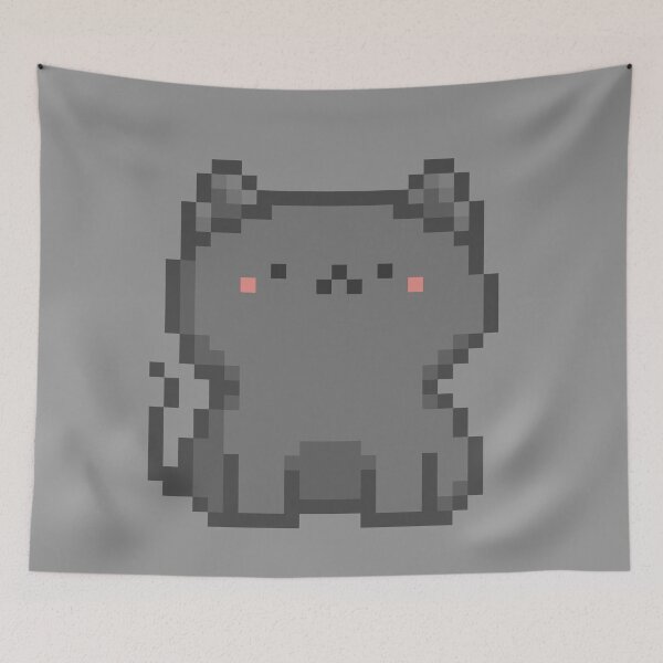 Item preview, Pixel Quiet Munchkin Cat 60 designed and sold by sosorimaru.