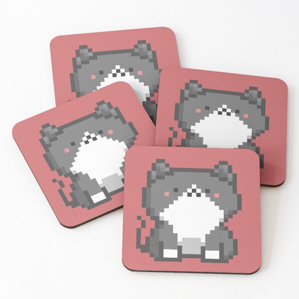 Item preview, Pixel Quiet Munchkin Tuxedo Cat 61 designed and sold by sosorimaru.