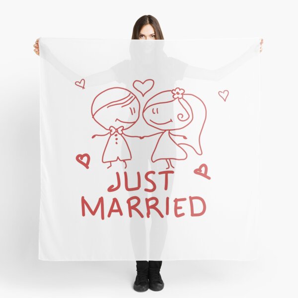 Just Married scarf 45