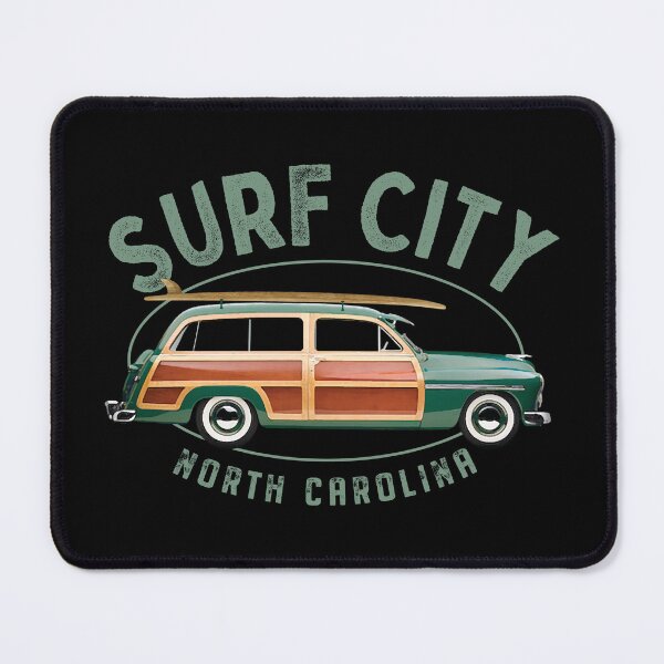 Item preview, Surf City North Carolina Vintage Surfing Design designed and sold by Futurebeachbum.