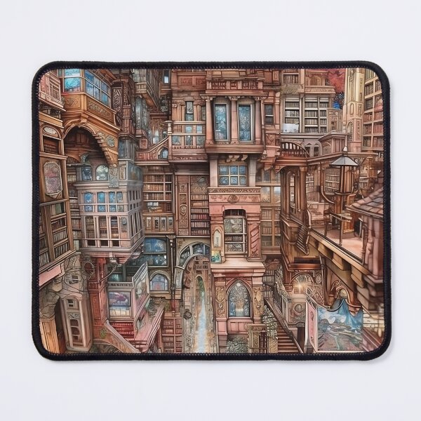 Item preview, A Marvelous Fantasy Library designed and sold by rudekitten.