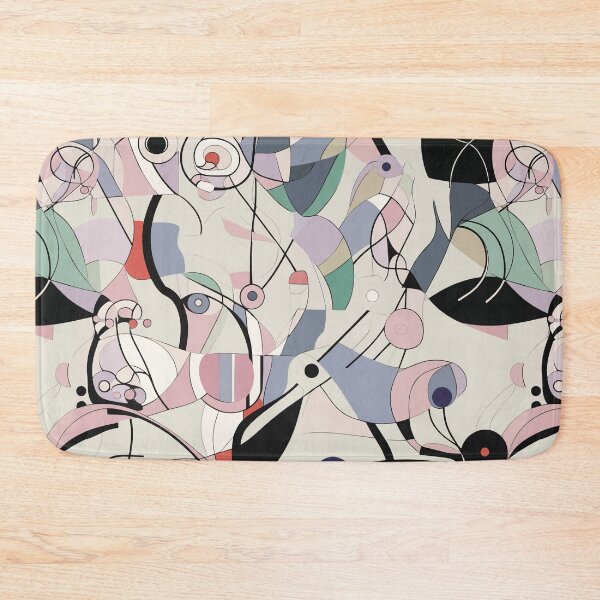 Item preview, Thin Structural Flowers: Floral Pattern Inspired by Kandinsky designed and sold by TopArtsy.