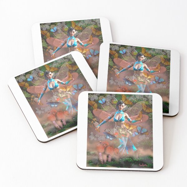 Item preview, Fairy in Woods with Butterflies designed and sold by Fantasyart123.