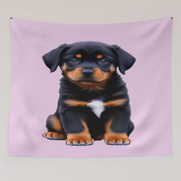 Item preview, Baby Pup Rottweiler Awaiting Treats designed and sold by deniselynnimage.