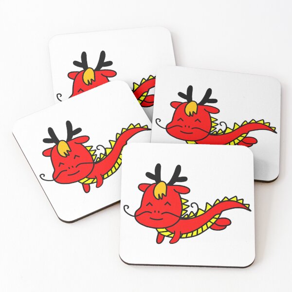Item preview, Cute Red Chinese Dragon designed and sold by OrderofOps.