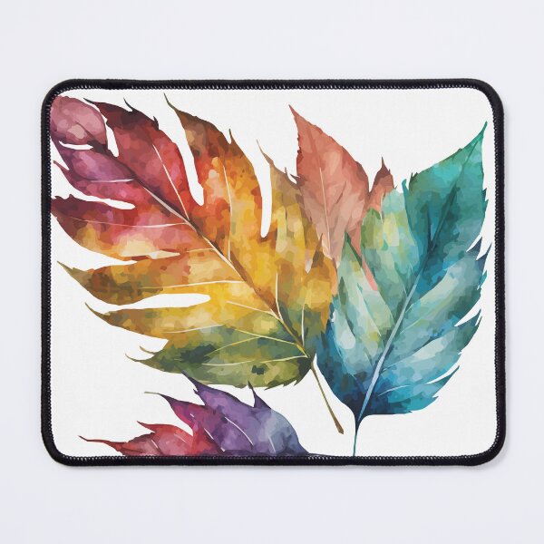 Item preview, A colorful painting of fallen leaves - Watercolor Leaves and Trees designed and sold by GVRDesign.