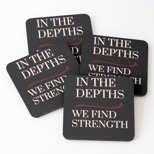 Item preview, In The Depths, We Find Strength: A Resilient Apparel Collection for the Fearless designed and sold by FrumTheMindOf.