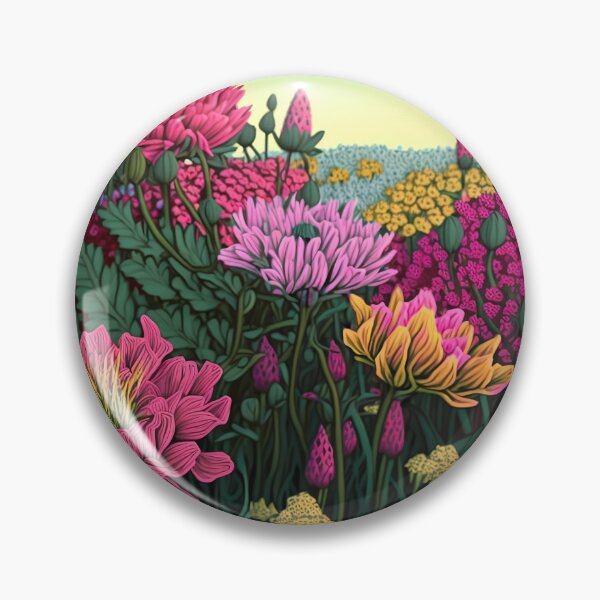 Artikelvorschau, Ein Feld exzentrischer Blumen entworfen und verkauft von wanderingweird.