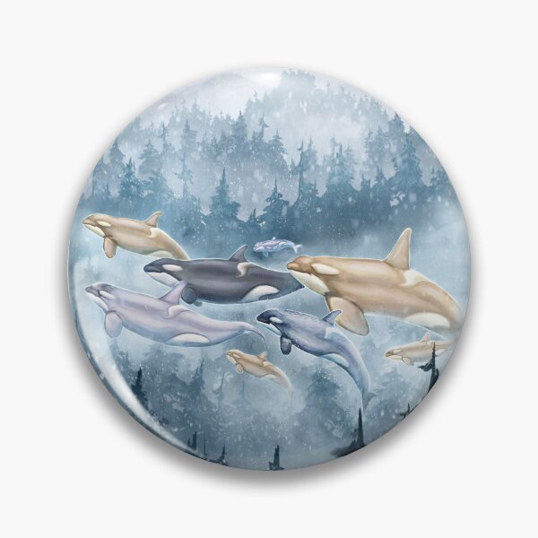 Item preview, Transcendent Orca Triptych Panel 1- Surfacing designed and sold by Chellosia.