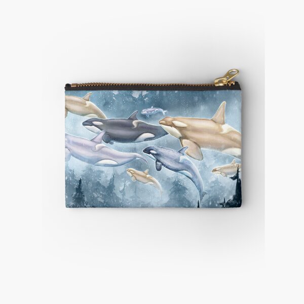 Aperçu de l'œuvre Triptyque Orca Transcendant Panel 1- Surfaçage créée et vendue par Chellosia.