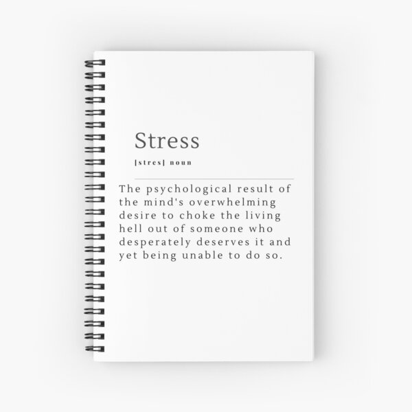 Item preview, The Definition of Stress - Accessories designed and sold by GOY-Merchandise.