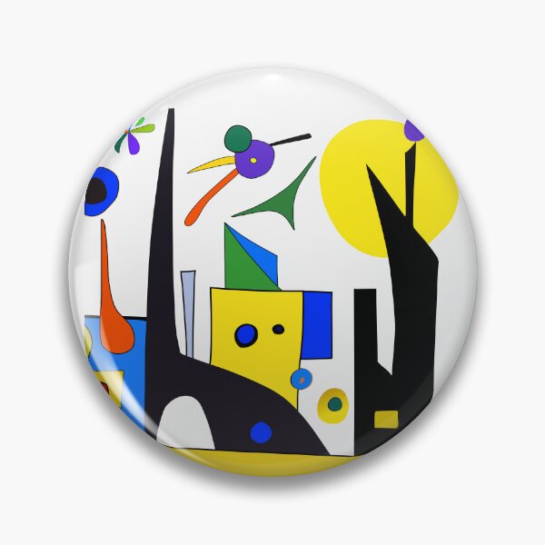 Aperçu de l'œuvre Résumé dans le style de Miro 2 créée et vendue par i-cottagedesign.