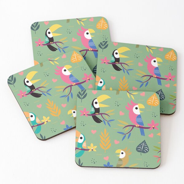 Item preview, Toucans & Parrots designed and sold by LMHDesigns.