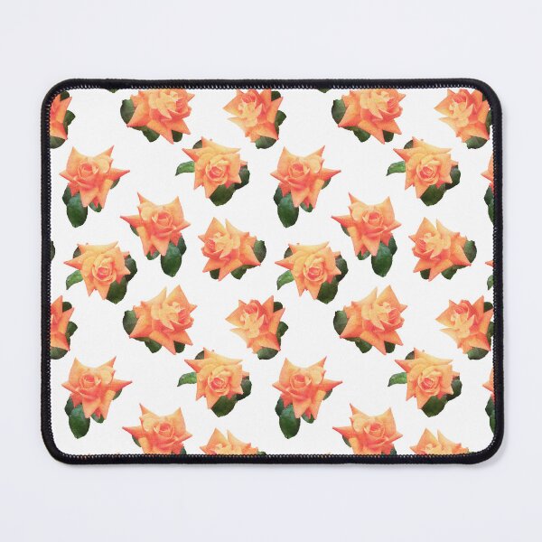Item preview, Orange watercolor rose print designed and sold by LittleBettyMakes.