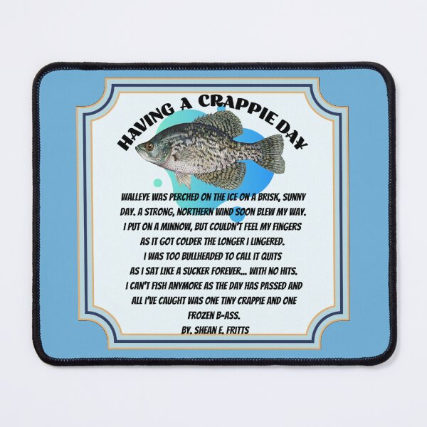 Item preview, Fritts Cartoon (Having a Crappie Day) (design with Kittl) designed and sold by Shean Fritts.